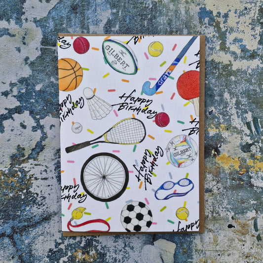 Sporty Birthday Card