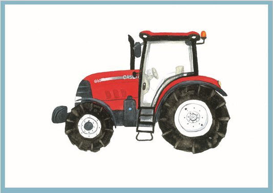 Case Tractor Print