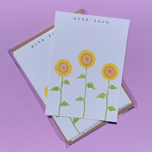 Sunflowers Notelet Set