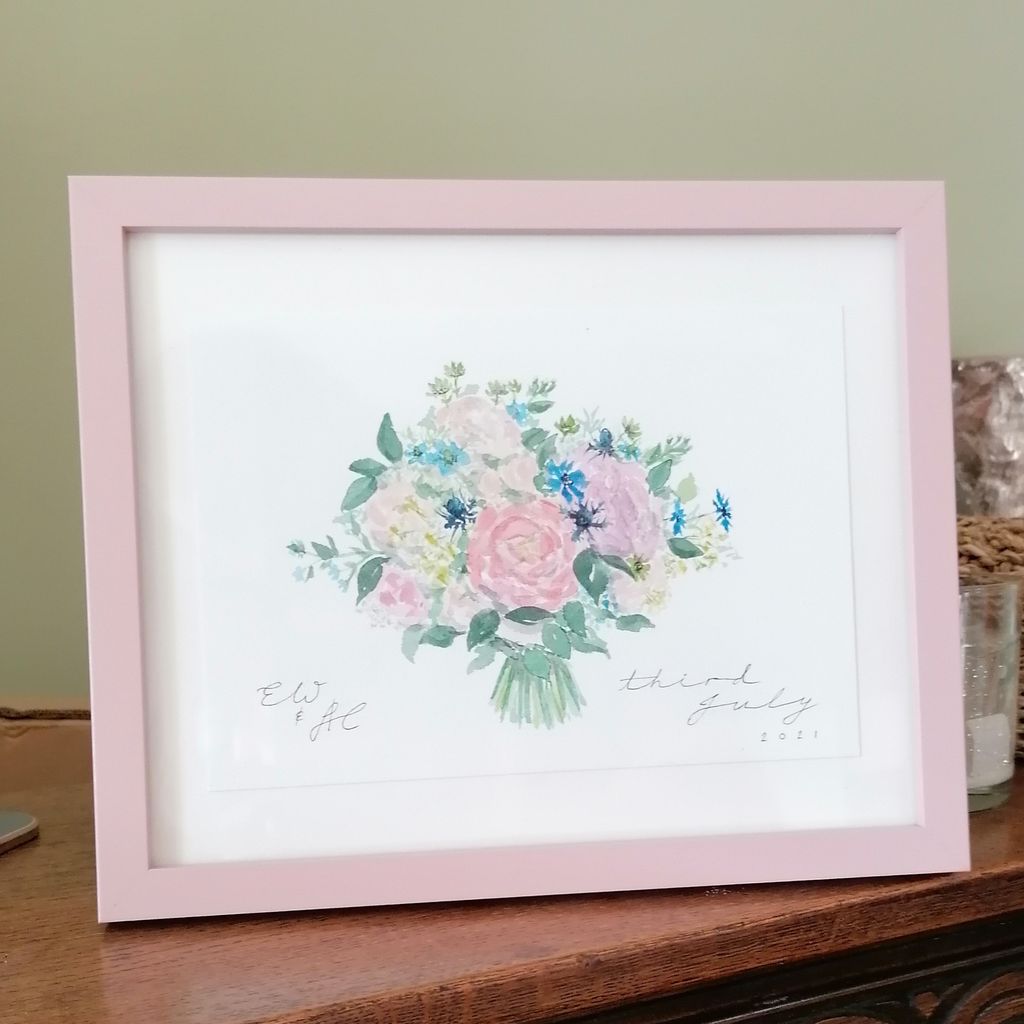 Bespoke Wedding Flowers Watercolour