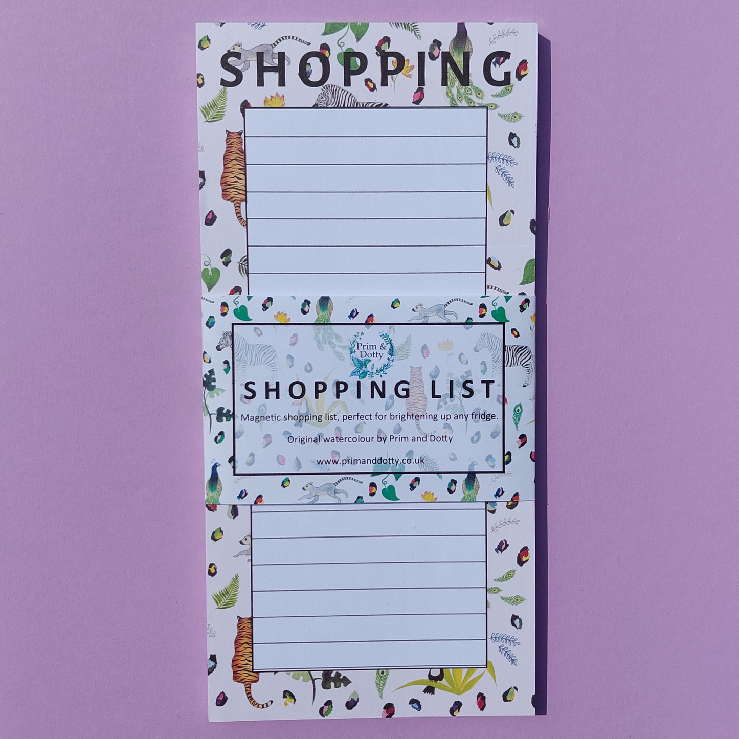 Wild Thing Shopping List