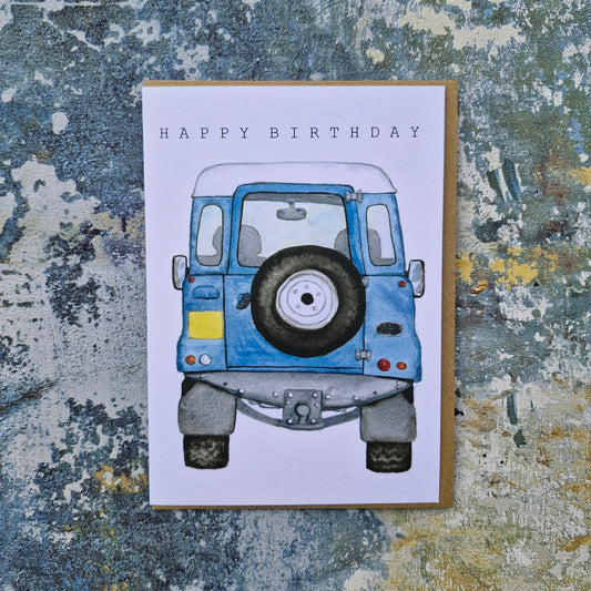 Land Rover Defender Birthday Card