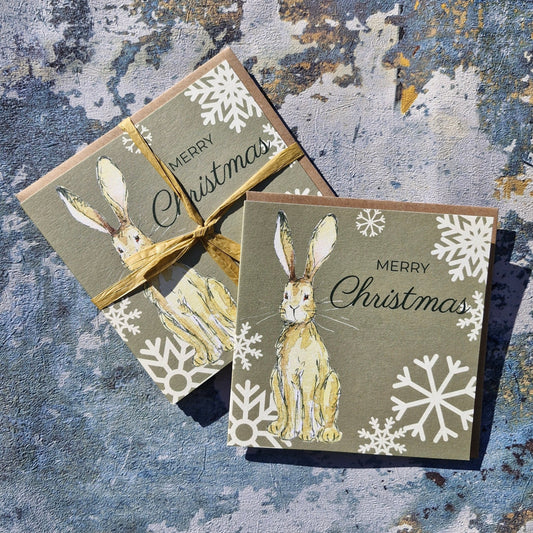 Hare Christmas Card