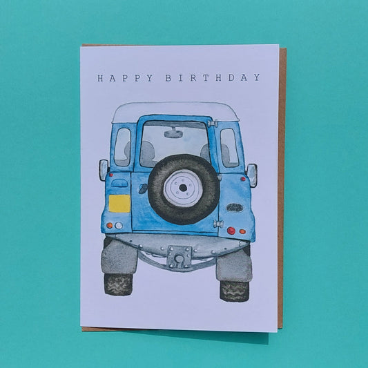 Land Rover Defender Birthday Card