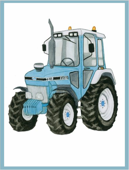 Ford Tractor Print