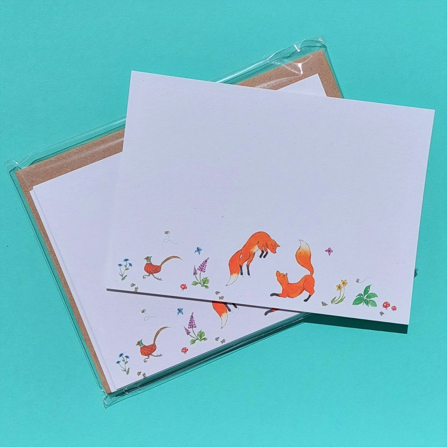 Jack In the Fox Notelet Set