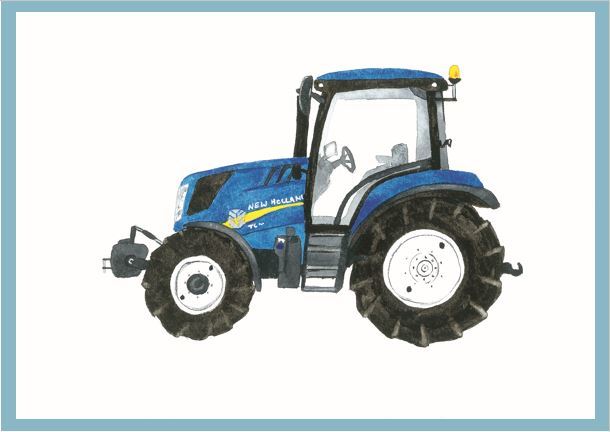 New Holland Tractor Print