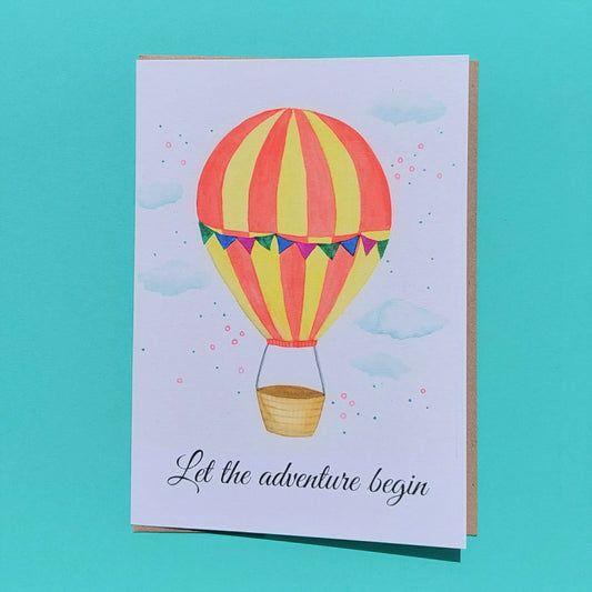 'Let the Adventure Begin' New Baby Card