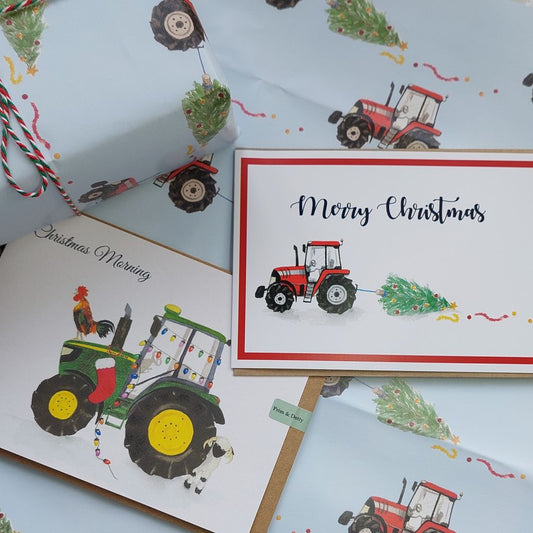 Red Tractor - Towing Christmas