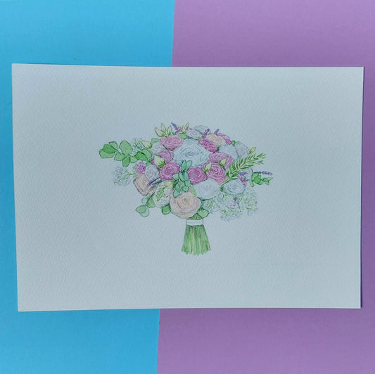 Bespoke Wedding Flowers Watercolour